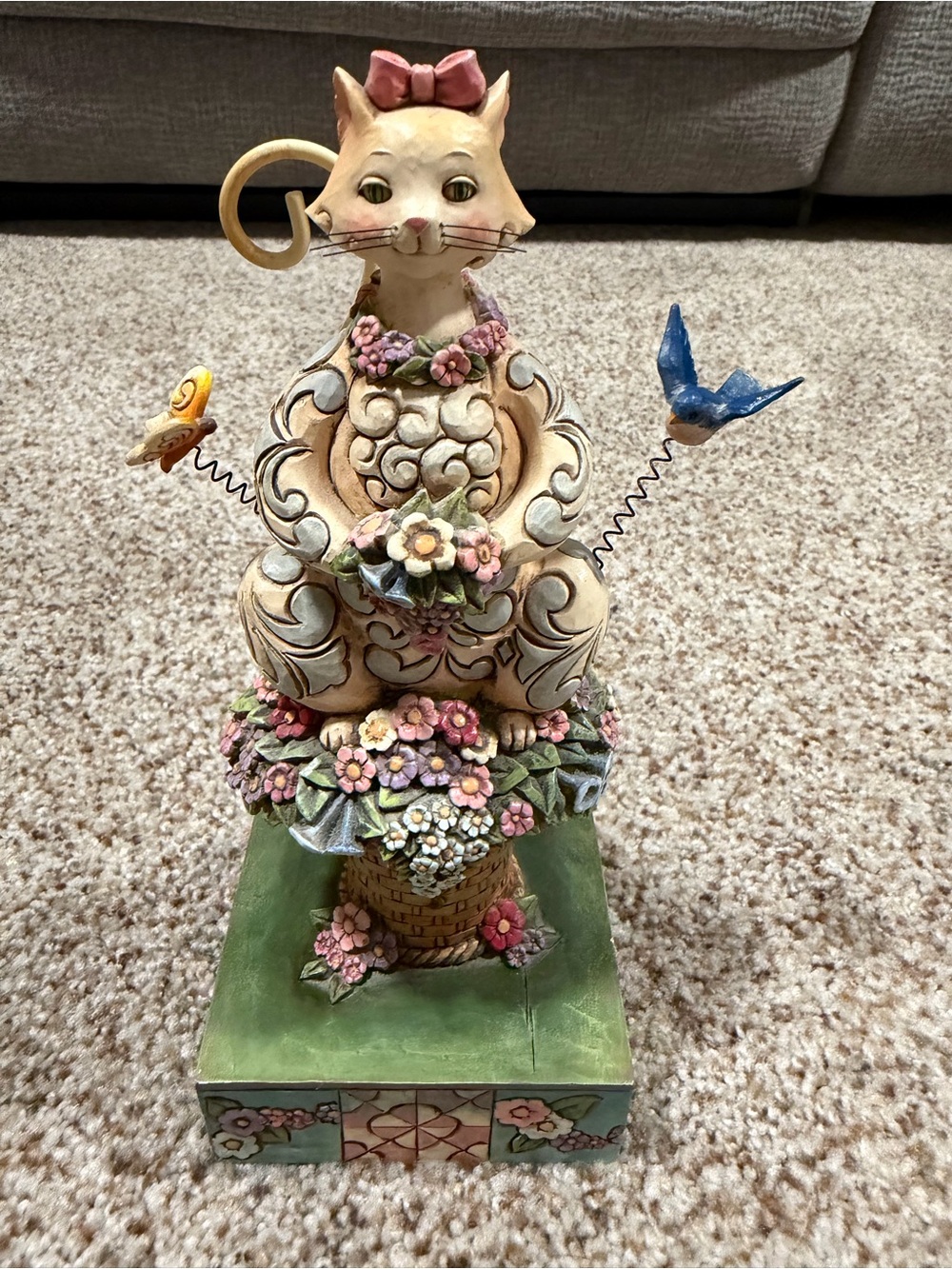 Jim Shore Heartwood Creek Sitting Pretty Cat